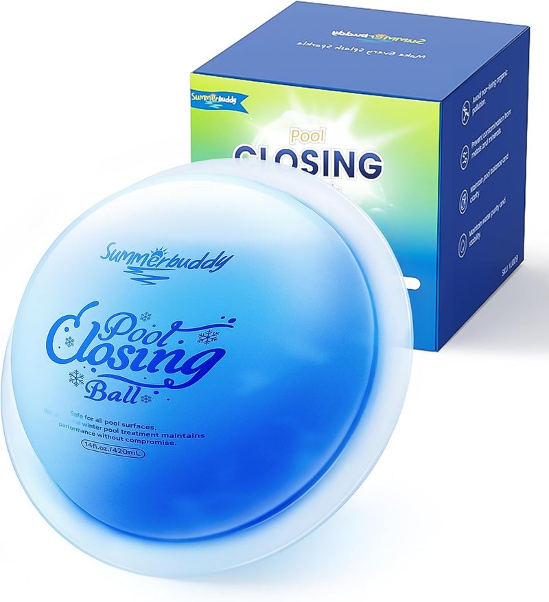 SUMMERBUDDY Pool Closing Ball, Winter Closing Kit for Above Ground and Inground Pools, Up to 30,000 Gallon - Image 1